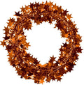 PMU 75 Ft Star Wire Shiny Garland Orange Star - Halloween, Christmas Party, Wedding, Birthday, Festive Home Decoration Ornament Orange Star (3pc-25Ft Each)