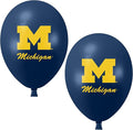 Michigan Wolverines Balloons 10 Pack 11" Official Licensed Logos, Helium Quality Latex Balloons, Perfect for College Football Team Celebration, Decorated Front and Back by Westrick