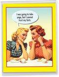 NobleWorks Jumbo Funny Birthday Greeting Card 8.5 x 11 Inch with Envelope (1 Pack) Large Jumbo Bday Trust My Farts J1408BDG-UA
