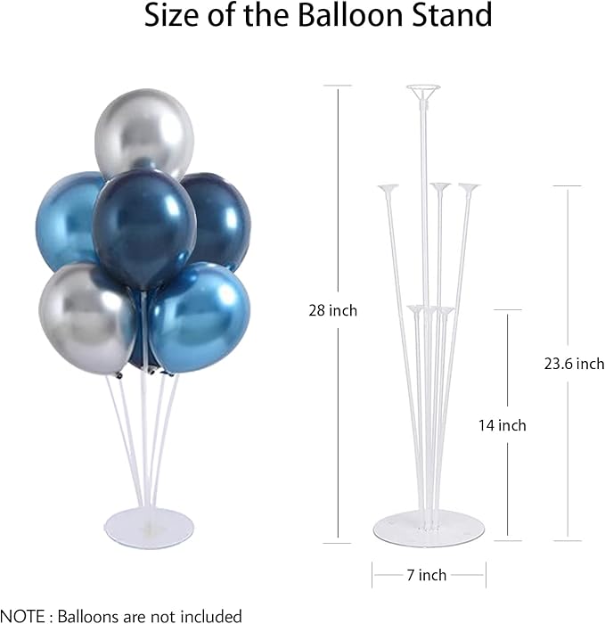 20 Sets Balloon Stand Kits,Balloon Sticks Holder with Base for Table Centerpiece Graduation Birthday Baby Shower Party Decorations