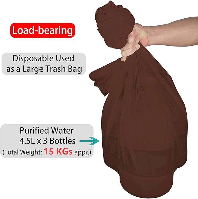 Brown Plastic Tablecloths 2 Pack Disposable Table Covers 84 Inch Circle Bridal Shower Party Tablecovers PEVA Coffee Brown Table Cloths for BBQ Picnic Birthday Wedding Parties 6 ft Round Table Use