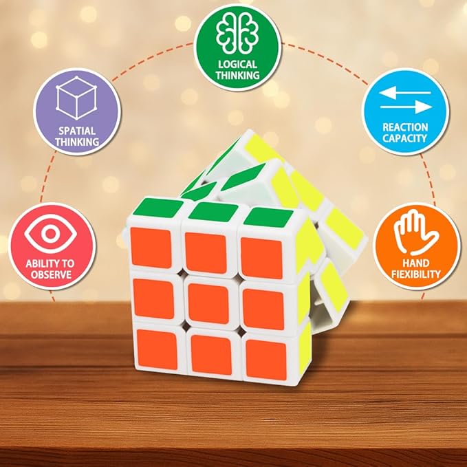 Mini Cube 48 Pack Magic Cube, Puzzle Party Favors for Kids Party Puzzle Game Toys Classroom Rewards & School Prize for Students, Stress Relief Toys Goody Bag Filler Birthday Easter Gift