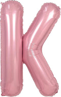 Pink Letter K Balloons,40 Inch K Balloons Letter Mylar Helium Large Pink K Balloon for Birthday Party Anniversary Decorations