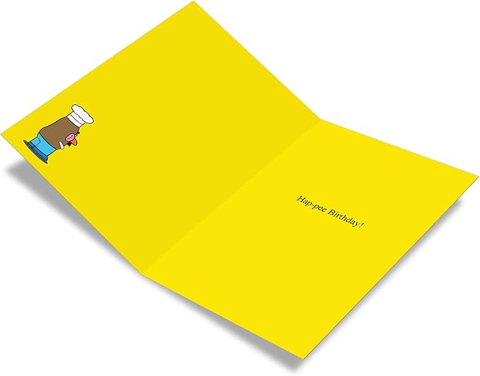 NobleWorks Hilarious Birthday Greeting Card with 5 x 7 Inch Envelope (1 Card) Bday Potato Leek Soup Birthday 4448Z