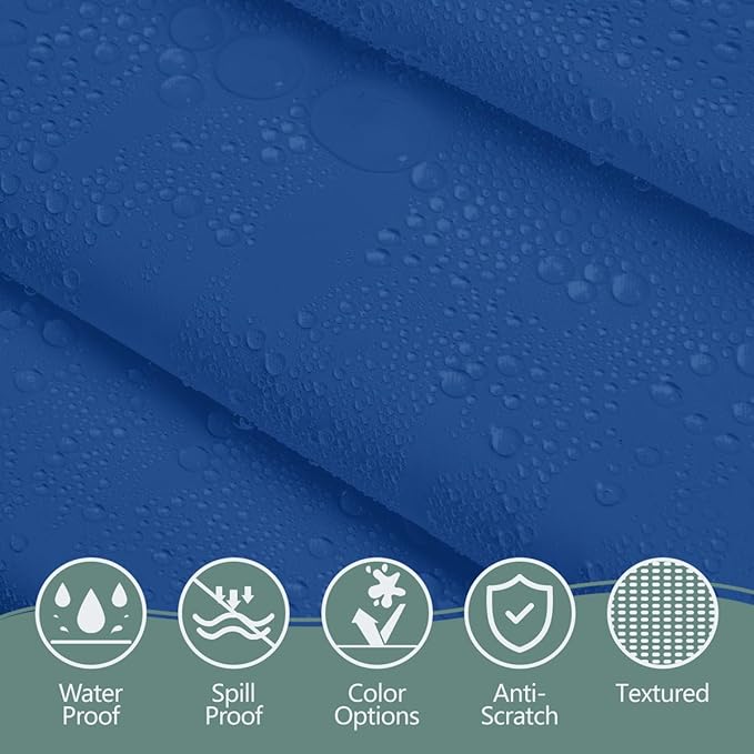 Disposable Plastic Tablecloth 54x108 Inch Rectangle - Royal Blue, 4 Pack Waterproof & Tear-Resistant Party Table Cover for Dining, Picnic, Crafts, Holiday Decor
