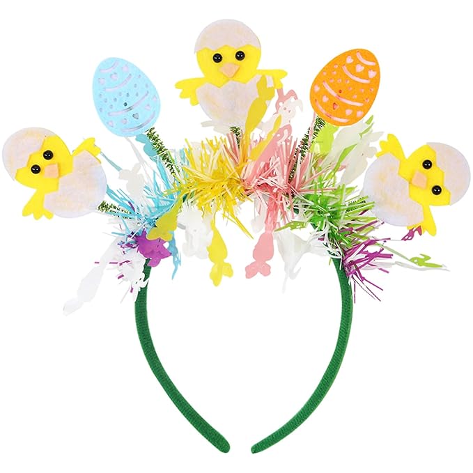Easter Headbands for Women - Easter Broken Chick Headband - Easter Eggs Headbands for Easter Party Decorations - Easter Hair Accessories for Women