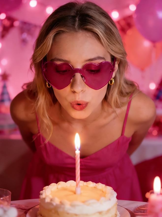 12/20Pcs Heart Shaped Sunglasses for Women, Party Favors Glasses for Wedding, Galentines, Valentines Decorations