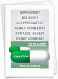 NobleWorks -1 Funny Birthday Card - Inappropriate Grown-Up Humor, Hilarious Birthdays (Buyer Discretion Advised) - Fukitol 0500