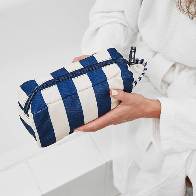 Dock & Bay Toiletry Bag - Large Travel Toiletries Kit - Whitsunday Blue
