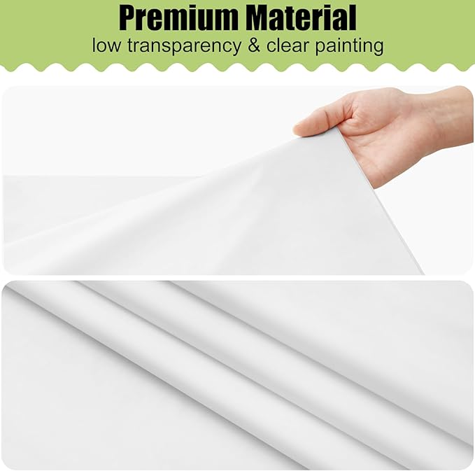 Smiry Disposable Table Cloth - 10 Pack, 54 x 108 Inch Waterproof Rectangle Tablecloths for Parties, Decorative Plastic Table Cover, Leakproof & Sturdy, White