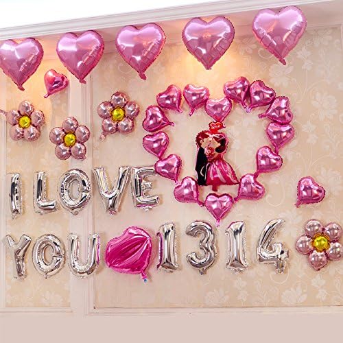 Glanzzeit 16 Inch Silver Foil Balloons Letters A to Z Numbers 0 to 9 for Prom Wedding Birthday Party Decor (Number 3)
