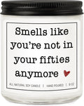 60th Birthday Gifts for Women Men, 60th Birthday Decorations Gifts for Women Men, 60 Year Old Birthdays, Lavender Scented Candle, 7oz