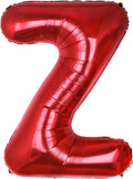 AULE red Letter Balloons Z 40Inch Large Giant big Foil Mylar red Z Balloon for Birthday Aniversary Party Decorations