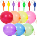 rubfac 30Pcs Punch Balloons, Party Favors for Kids, Thickened Heavy Duty Neon Punching Bounce Balloon for Easter Egg Fillers,Birthday Party Goodie Bag Stuffers Exciting Outdoor Play Supply