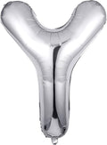 Letter Balloons 40 Inch, Single Silver Letter Y Balloons Aluminum Hanging Foil Film Balloon for Baby Shower, Wedding Anniversary, Graduation, Birthday Party Decoration