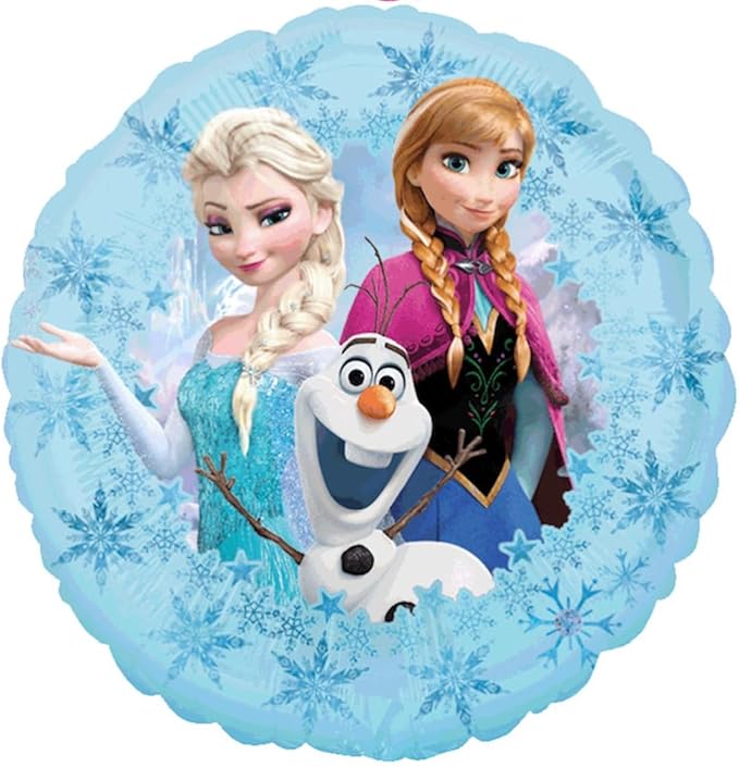 Anagram Frozen Olaf Nokk Elsa and Anna Birthday Party Supplies 5pc Balloon Decorations, BQ_4229
