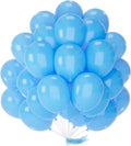 PartyWoo Light Blue Balloons 50pcs 12 Inch Baby Pastel Blue Latex Helium Balloons for Baby Shower Wedding Gender Reveal Graduation Mermaid Birthday Pool Anniversary Beach Party Decorations Blue-Y20