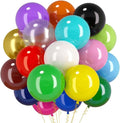 100 Pcs 18 Inch Rainbow Balloons Assorted Colors Latex Multicolor Bulk Large Balloon 18 Kinds Color for Birthdays Weddings Party Decorations