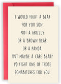 Funny Birthday Card for Son, Birthday Gifts for Son Adult from Parents, Gifts for Him