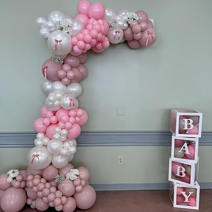 Dusty Pink Balloons 5inch Small Cavern Pink Balloon 60pcs Mini Round Retro Boho Blush Light Rose Latex Balloon for Arch Garland Girls Birthday Party Decoration Wedding Baby Bridal Shower Bachelorette