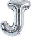TONIFUL 40 Inch Large Silver Letter J Balloons Helium Balloons,Foil Mylar Big Letter Balloons for 2026 New Year Eve Graduation Wedding Baby Shower Birthday Party Anniversary Supplies Decorations