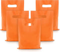 TOSPARTY 40PCS Orange Plastic Gift Bags Easter Candy Bag Die Cut Plastic Bags are Sturdy Party Assorted Easter Gift Bag