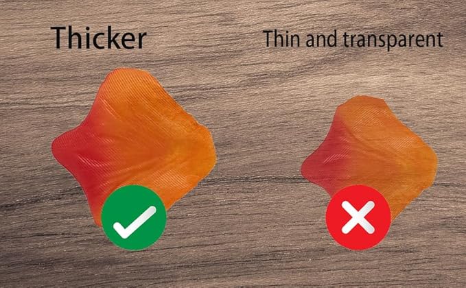 1500 Pcs Pre-Separated Artificial Gradient Orange Red Rose Petals, Sunset Flower Petals,Orange Flower Girl Petals for Weddings,Valentine Day,Party,Romantic Decoration