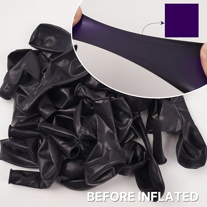 PartyWoo Dark Purple Balloons 152pcs Different Sizes of 18 12 10 5 Inch Royal Purple Balloon Arch Kit Garland for Birthday Baby Shower Graduation Anniversary Bachelorette Party Decorations Purple-Y16