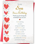 Son Birthday Card, Funny Birthday Cards from Mom Dad, Birthday Card for Son Adult
