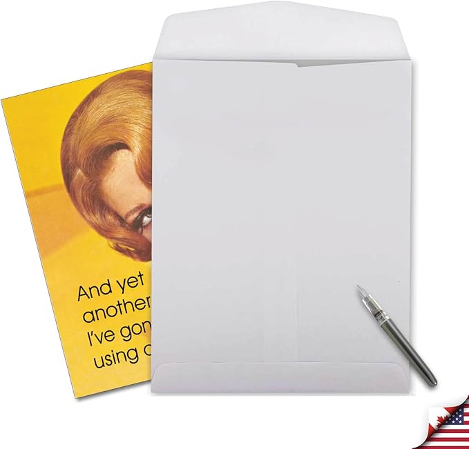 NobleWorks Jumbo Funny Birthday Greeting Card 8.5 x 11 Inch with Envelope (1 Pack) Oversize Jumbo Bday No Calculus J2101BDG