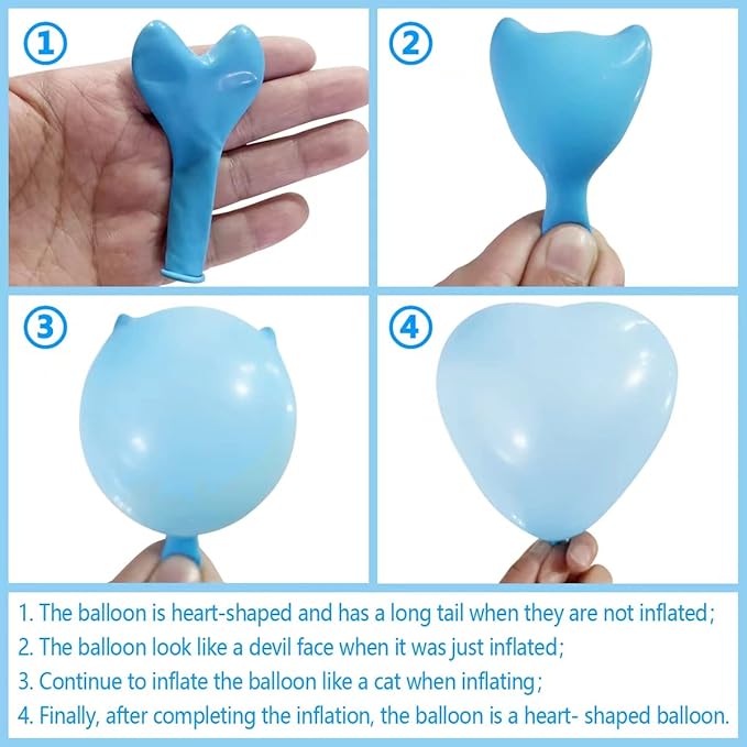 6-inch Heart shaped balloons 10 Kinds of Mixed Color Latex Balloons for Valentines Day,Propose Marriage,Wedding Party.(red, purple,yellow,green,blue, pink, white,orange,etc.)