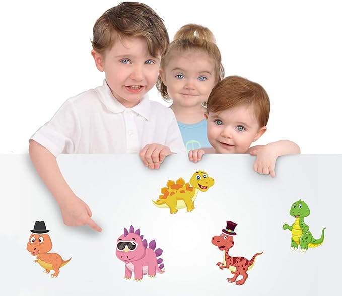 24 Sheets Make a Face Sticker Sheets for Kids Todders Activities, Make Your Own Stickers with Unicorns Dinosaur Construction and Farm Animals for Kids Birthday Party Favor Supplies Craft