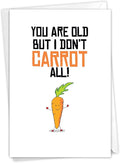 The Best Card Company - Happy Birthday Puns Carrot Envelope