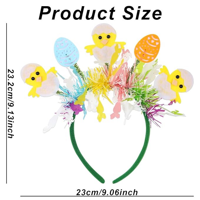 Easter Headbands for Women - Easter Broken Chick Headband - Easter Eggs Headbands for Easter Party Decorations - Easter Hair Accessories for Women