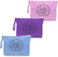 Fokongna 3PCS Girls Trip Gifts Wet Bag Wet Dry Bag Beach Bags Favors, for Swimsuit Toiletry Travel Essentials For Women, Beach Travel Gym for Swimsuit Dirty Diaper Bags