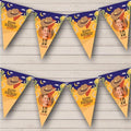 Cowboy Western Theme Boy's Photo Personalized Birthday Party Bunting - Hanging Party Decoration - Birthday Party Banner Garland | Decorative Party Supplies