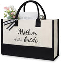 TOPDesign Canvas Tote Bag, Bridal Shower Gifts for Bride, Wedding Bachelorette Bride Gifts Shoulder Bag