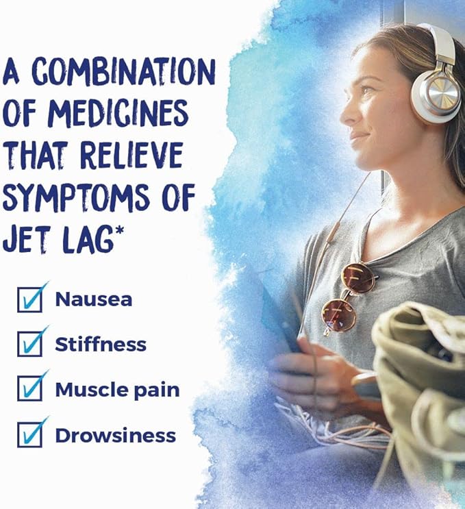 Boiron Jet Lag Relief Kit - Travel Essential for Relief from Nausea, Stiffness, Muscle Pain, and Drowsiness from Long Flights - (240 Pellets), (Pack of 6)