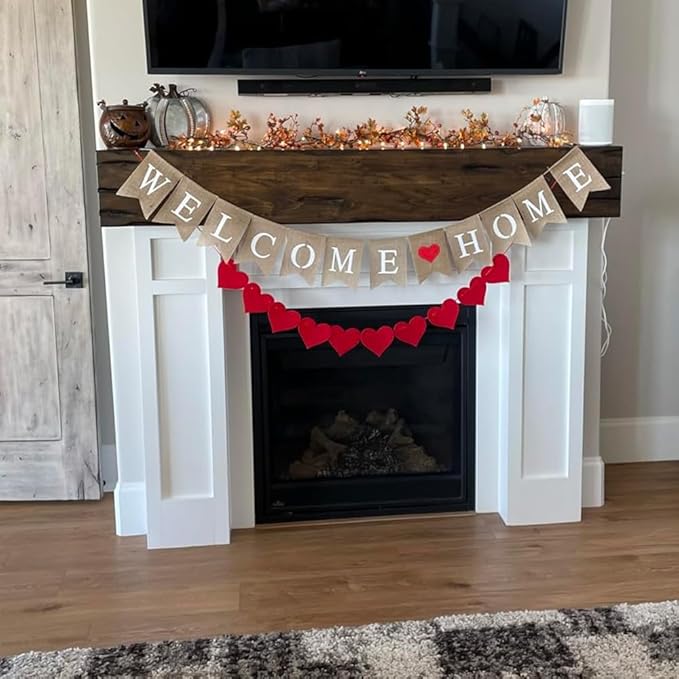 15PCS Burlap Baner PreStringed, DIY Custom Banner Kit, Customizable Personalized Banner, with Letters A to Z Stencil, Birthday Wedding Party Decor