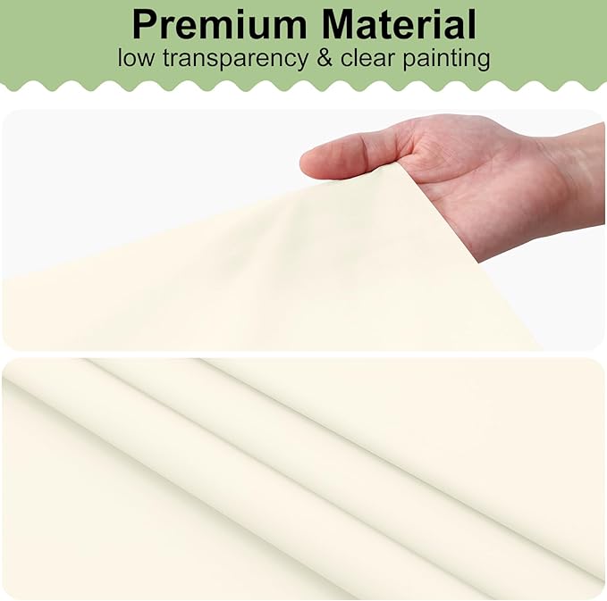 misaya 10 Packs Disposable Plastic Table Cloth, 54 x 108 Inch Waterproof Rectangle Tablecloth, Leakproof & Sturdy Decorative Table Covers for Easter, Picnic, Party and Outdoor, Beige