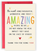 Funny Thank You Card Gifts for Teacher Coworker Doctor Boss Friend, Appreciation Gifts for Men Women