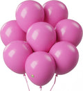 AFTERLOON® Biodegradable Balloons 50 pcs Hot Pink 10 Inch, Matte Color Thickened Extra Strong Latex Helium Float, for Baby Shower Gender Reveal Garland Arch Wedding Birthday Party Decorations
