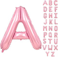 Biapian 40 Inch Letter Balloons - Giant Pink Letter A Balloon for Girls Women Birthday Party Decoration