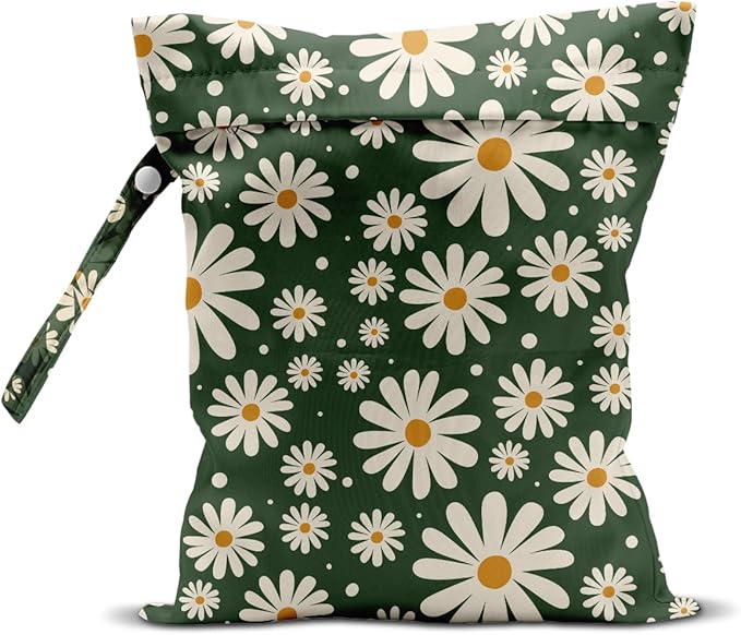 Beach Essentials, Wet Bag for Swimsuit Dirty Clothes Yoga Gym Diaper, Wet Dry Bag, Beach Vacation Essential for Travel Poor Bathing Summer Flower Gifts