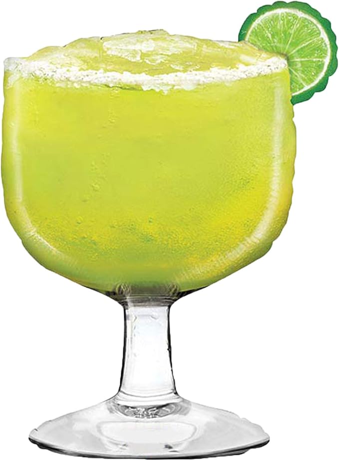 Realistic Margarita Glass Jumbo 33" Cinco de Mayo Fiesta Foil Party Balloon by Anagram
