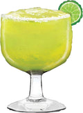 Realistic Margarita Glass Jumbo 33" Cinco de Mayo Fiesta Foil Party Balloon by Anagram