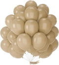 PartyWoo Light Brown Balloons 101 pcs 12 Inch Nude Neutral Boho Tan Fall Latex Helium Balloons for Wedding Graduation Birthday Boy Baby Shower Cowgirl Jungle Theme Party Decorations Brown-F56