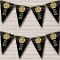 60's 70's 80's Disco Gold Ball Personalized Birthday Party Bunting - Hanging Party Decoration - Birthday Party Banner Garland | Decorative Party Supplies