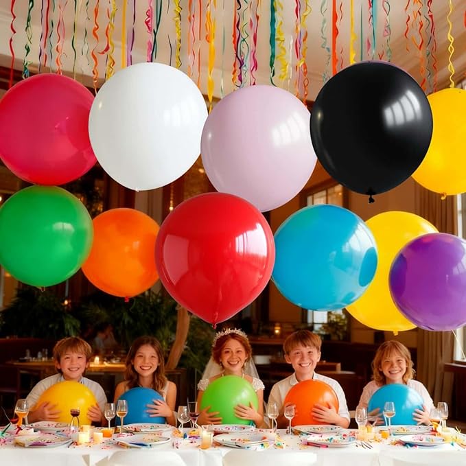 70 Pack 18 Inch Latex Balloons, 14 Kinds of Colorful Party Balloon Bulk for Birthdays, Weddings, Baby Showers & All Party Events