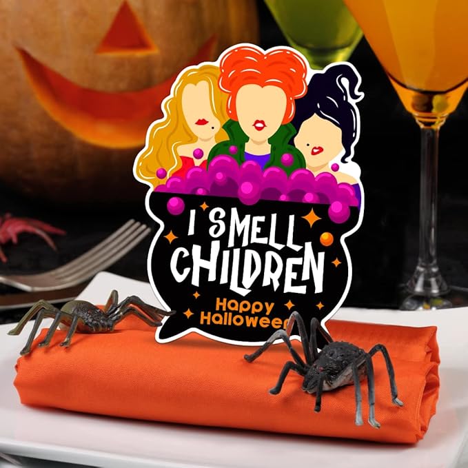 SICOHOME Halloween Party Invitations - 12pcs 5"x7" Halloween Birthday Invitations with Envelopes for Kids Adult Baby Shower Greeting Gift Cards Hocus Pocus Invitations Party Favors Supplies